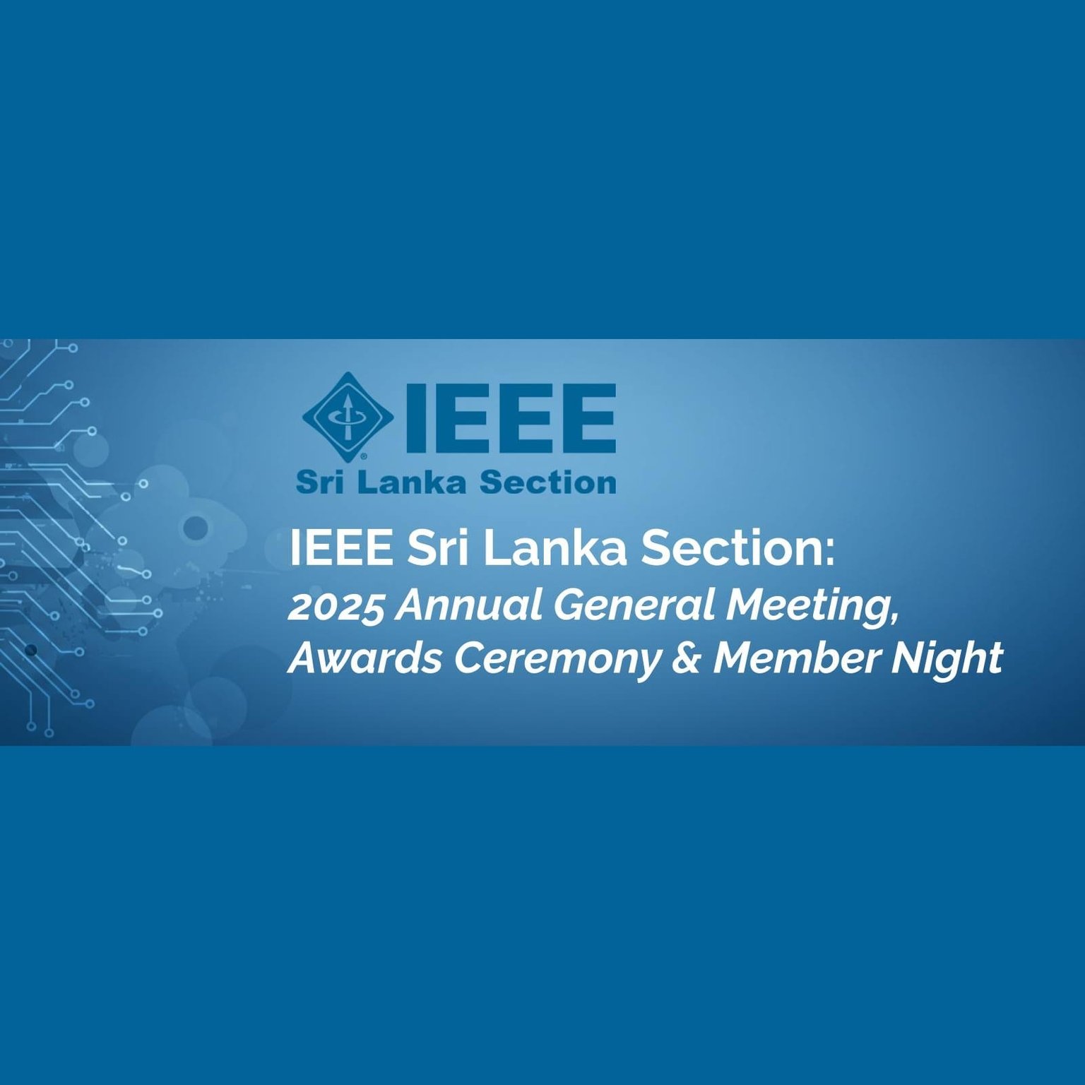 IEEE Sri Lanka Section Annual General Meeting 2025