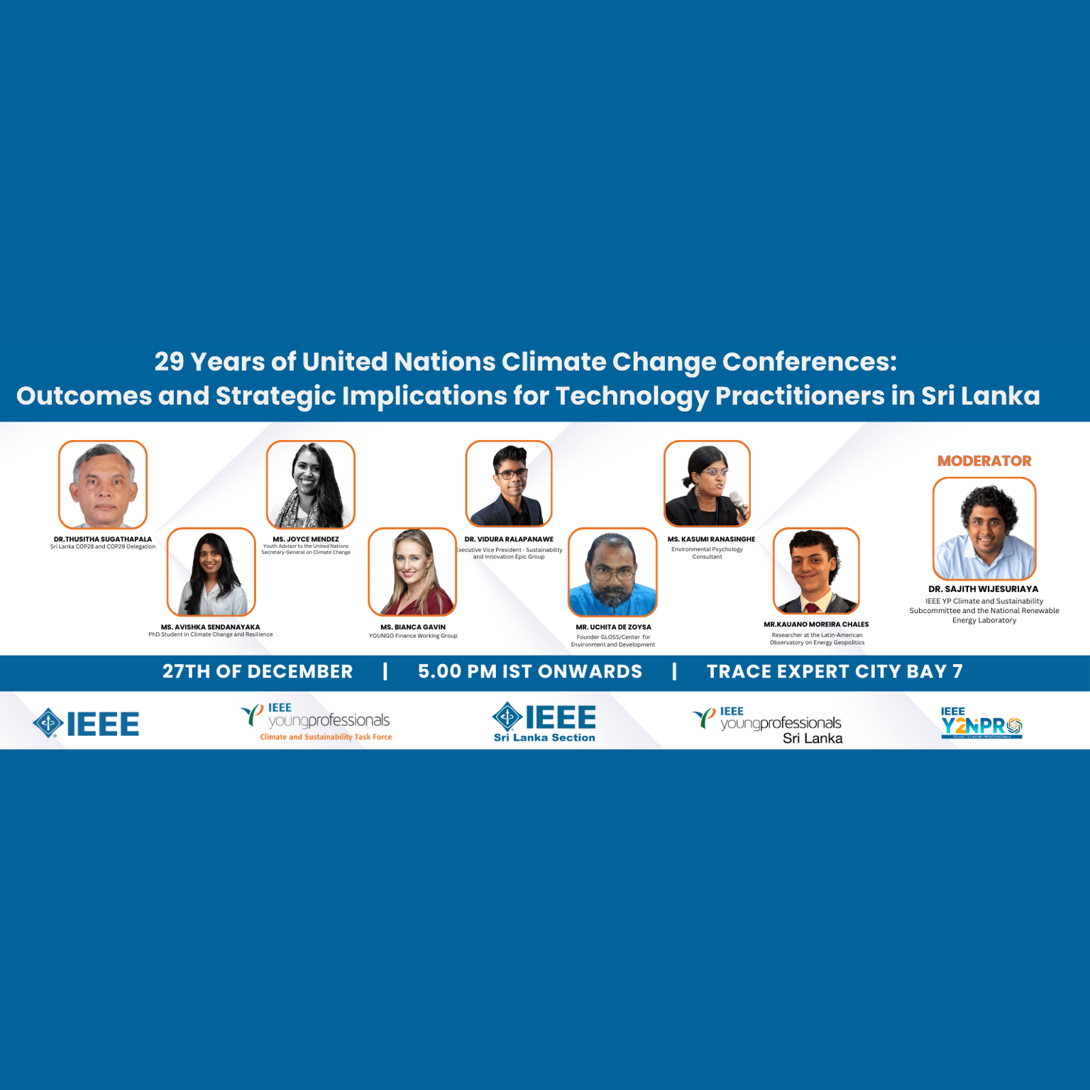 Climate & Sustainability Panel Discussion